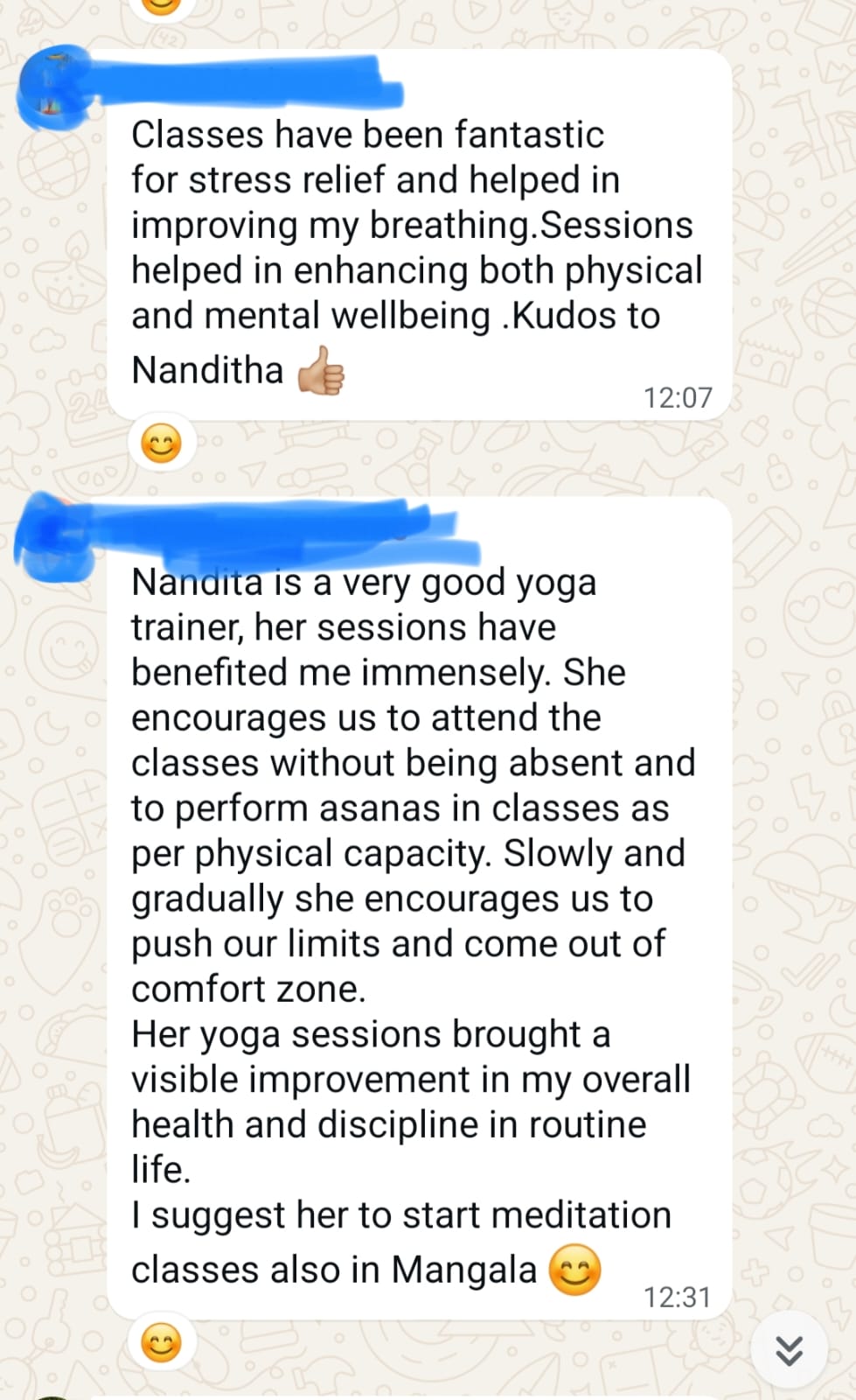 Student Feedback 5